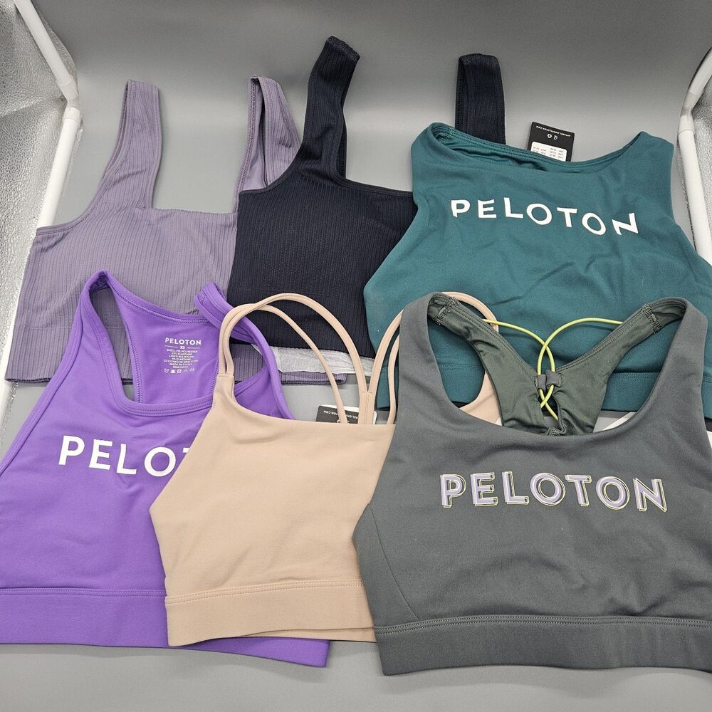 Lot Of 6 NWT Peloton Gym Sports Bra Womens Size XS Mixed Running Workout